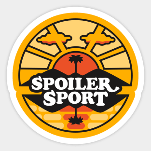 Spoiler Sport (Orange) Sticker